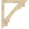 Ekena Millwork Merced Traditional Rough Sawn Bracket, Douglas Fir, 4"W x 38"D x 42"H BKT04X38X42MRC01RDF - alternate 4
